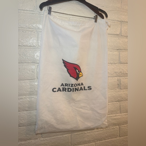 Vintage Arizona Cardinals White Drawstring Ball Bag - Picture 2 of 5
